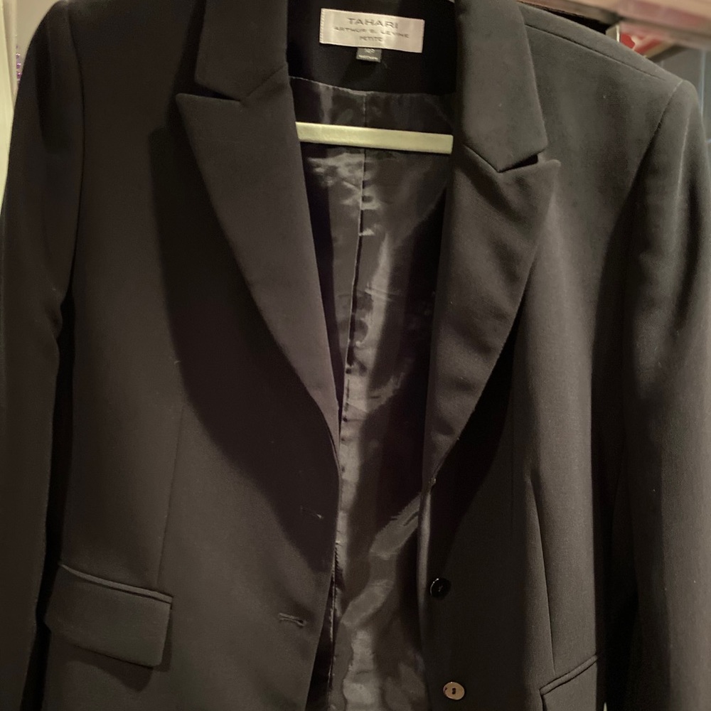 Business Woman’s Black Blazer